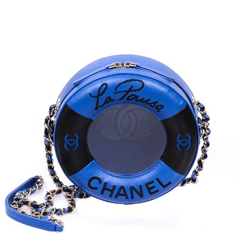 chanel lifesaver|Chanel 2019 Coco Lifesaver Small Round Bag w/ Tags .